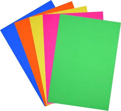 Multipurpose Plain A4 80 gsm Coloured Paper  (Set of 1, Multicolor)