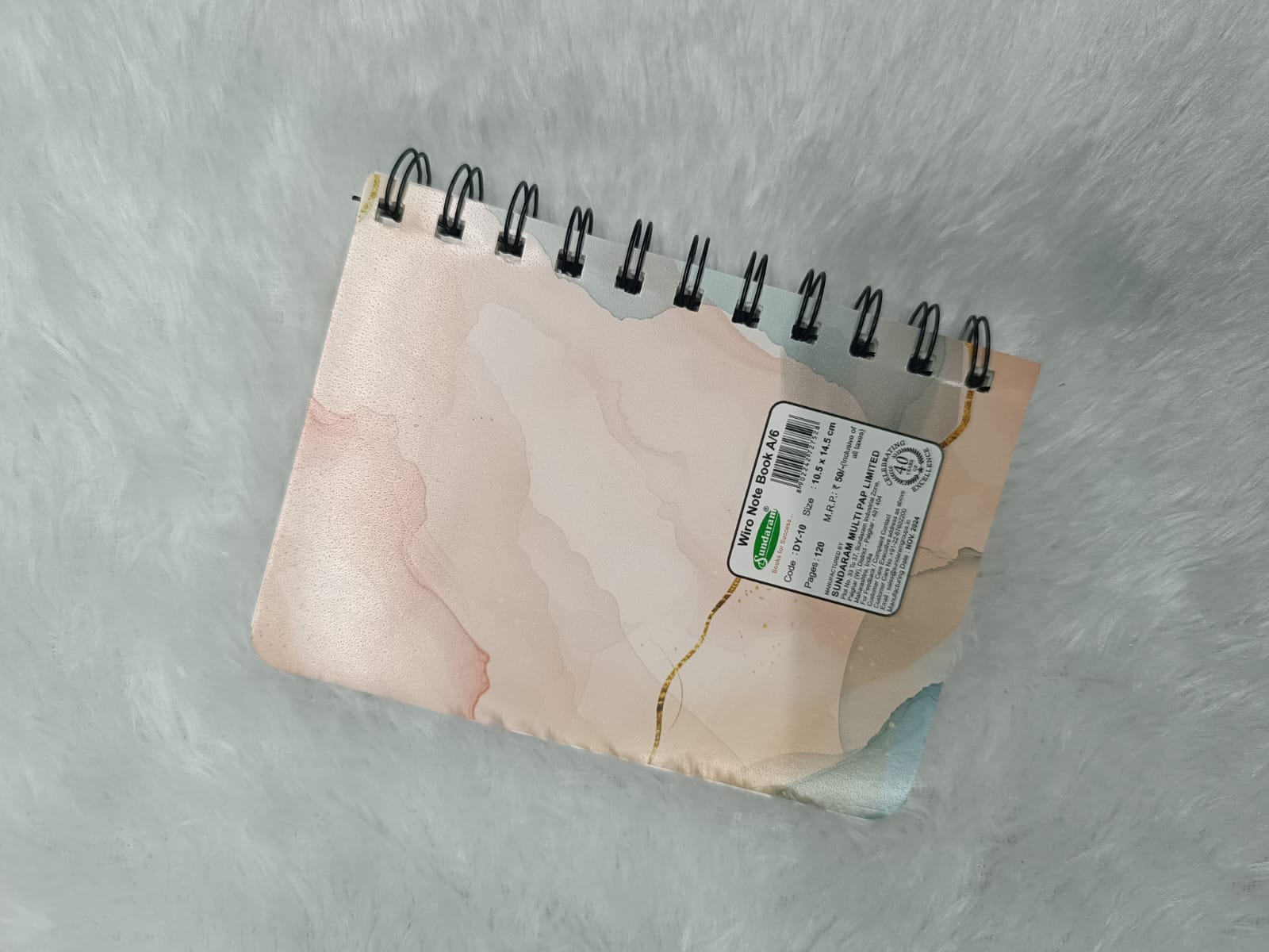 Sundaram Note Book | DY10 | Soft Bound | 120 Pages | 10.5 x 14.5 cm | Single Line |